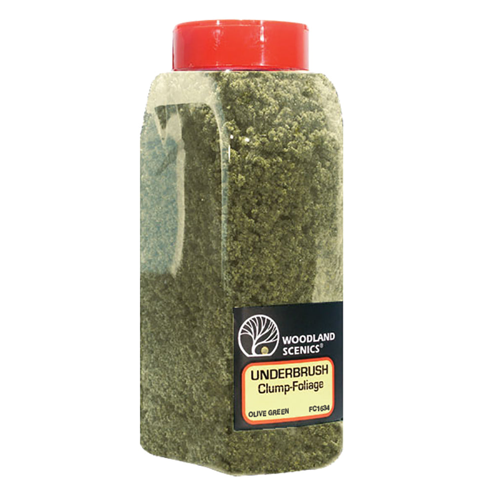 Woodland Scenics WFC1634 Olive Green Underbrush Foliage - Chester Model Centre