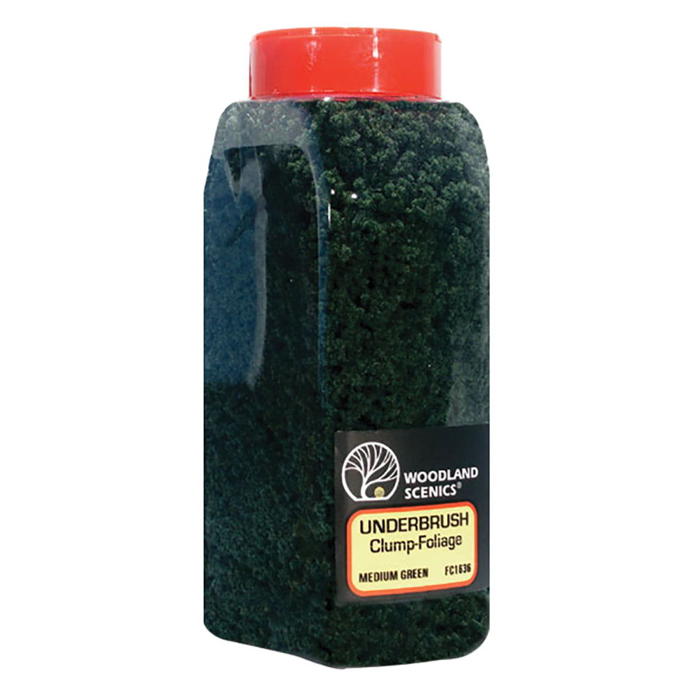 Woodland Scenics WFC1636 Medium Green Underbrush Foliage - Chester Model Centre