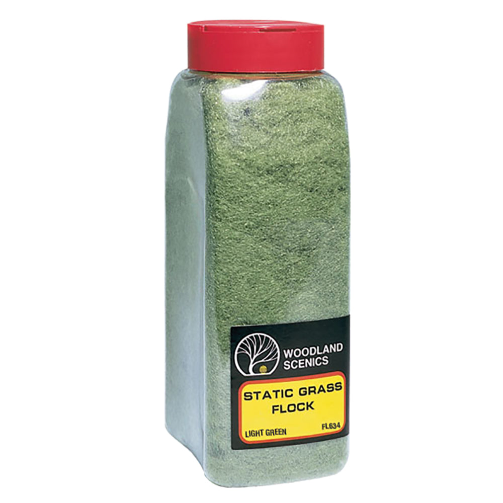 Woodland Scenics WFL634 Light Green Flock - Chester Model Centre