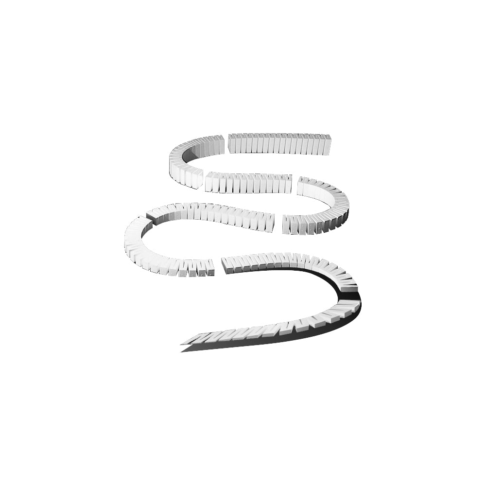 Woodland Scenics WST1410 2 percent x 2' Incline/Decline Set 0-4" in 16' (x8/set) - Chester Model Centre