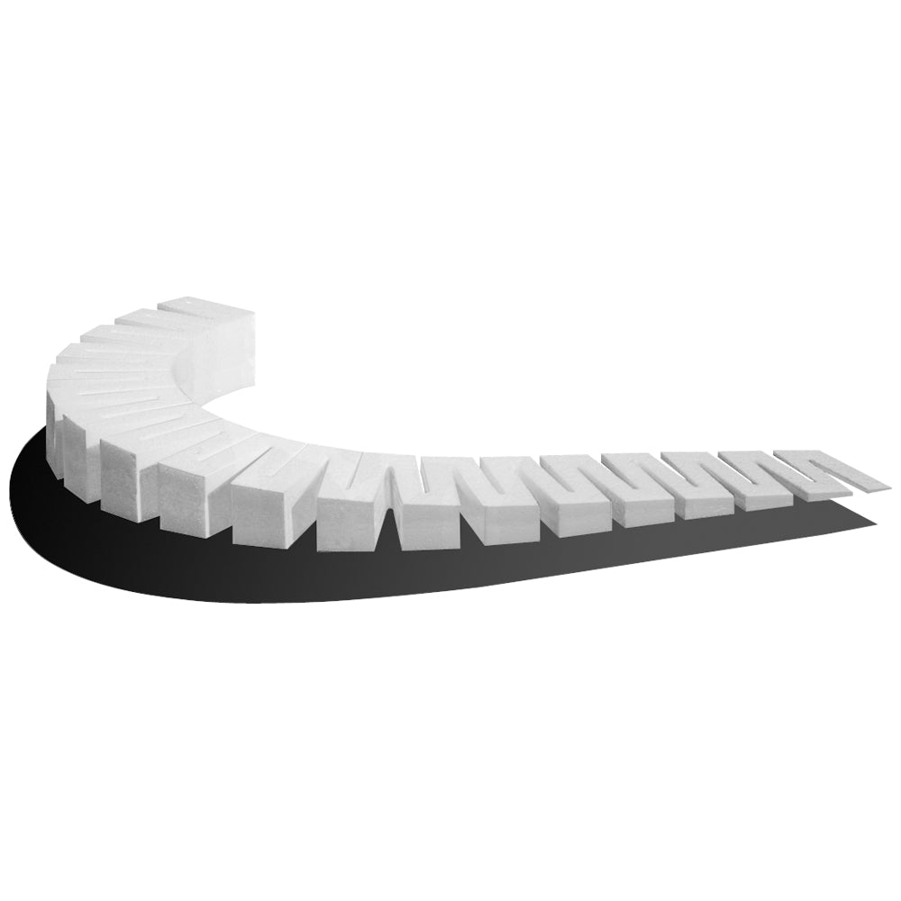 Woodland Scenics WST1413 4 percent x 2' Incline Starter 1" Elevation (x4/Set) - Chester Model Centre