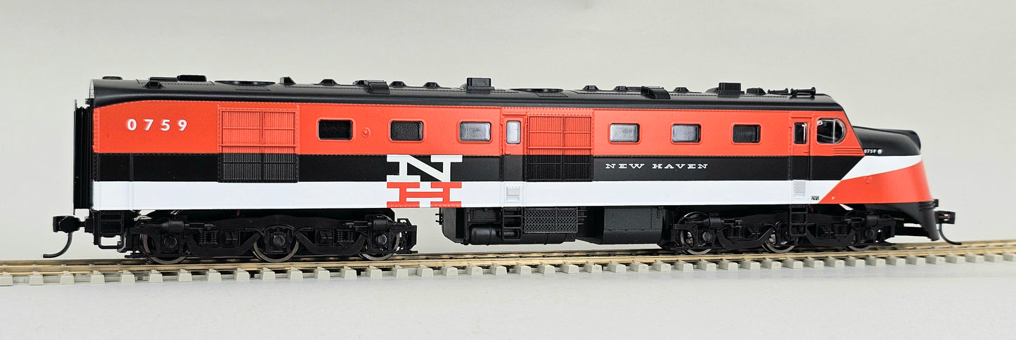 WALTHERS Mainline #910-9103 ALCO DL-109 Locomotive NEW HAVEN (McGinnis) Branding #0759 (DCC Ready) - Chester Model Centre