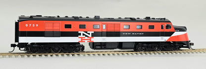 WALTHERS Mainline #910-9103 ALCO DL-109 Locomotive NEW HAVEN (McGinnis) Branding #0759 (DCC Ready) - Chester Model Centre