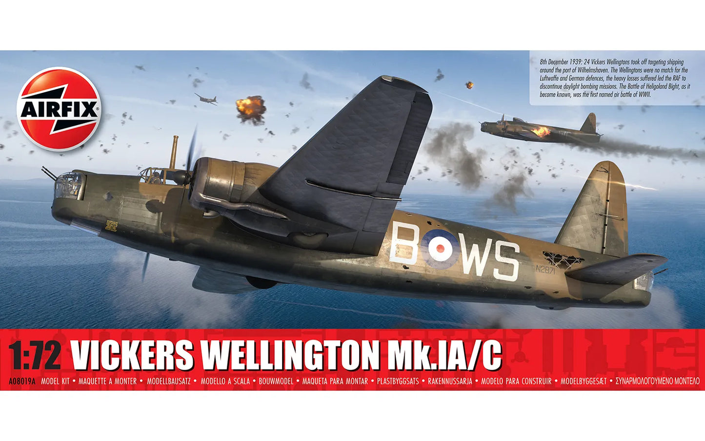 Airfix A08019A Vickers Wellington Mk.IA/C - Chester Model Centre