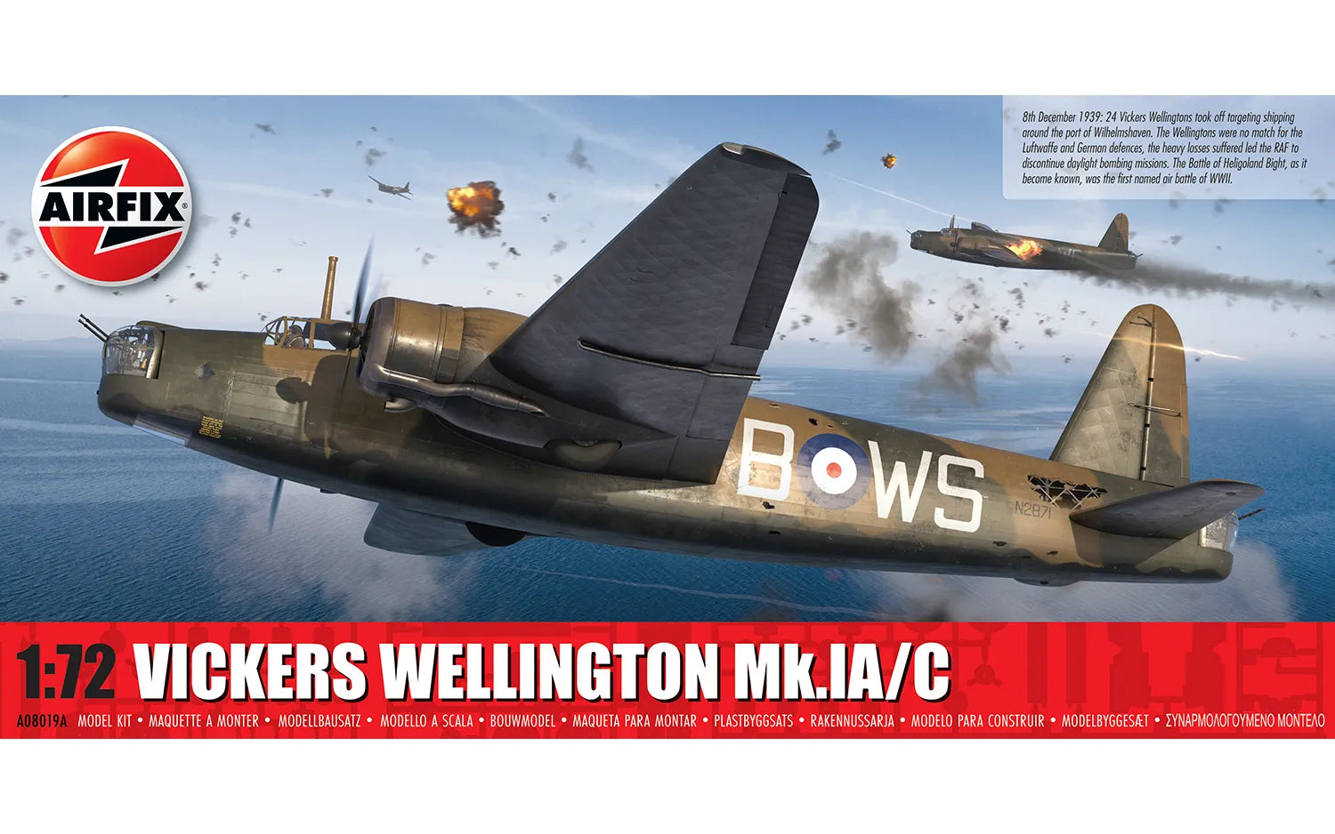 Airfix A08019A Vickers Wellington Mk.IA/C - Chester Model Centre