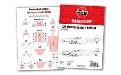 AIRFIX MASKING SET A65009 - 1:24 Scale Messerschmitt Bf109G (A17003) - Chester Model Centre
