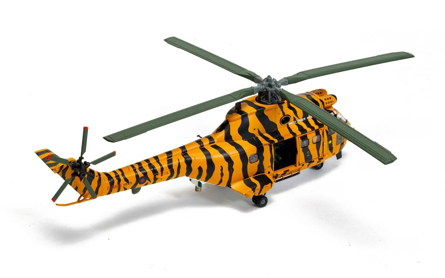 CORGI AA27006 Limited Edition Westland Puma HC-1 Helicopter - RAF No.230 Sqn - NATO Tiger Meet Livery - Chester Model Centre