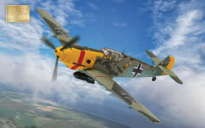 CORGI Limited Edition (908 Items) AA28009 Messerschmitt Me109E-4/B 'Yellow 1' - Oberleutnant Walter Rupp (Battle of Britain 85) - Chester Model Centre