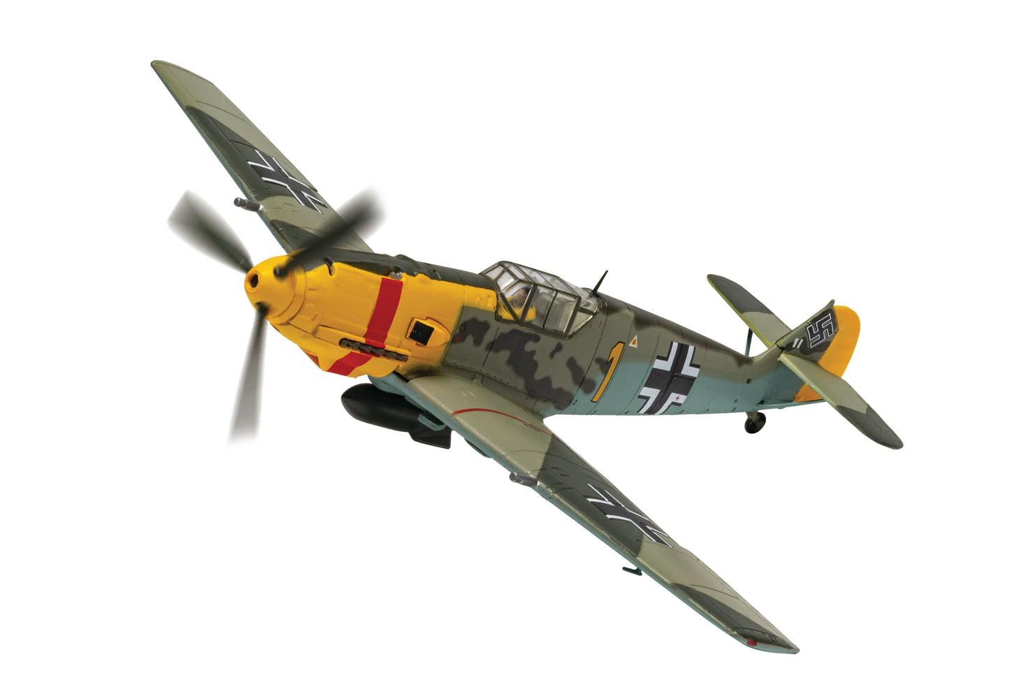 CORGI Limited Edition (908 Items) AA28009 Messerschmitt Me109E-4/B 'Yellow 1' - Oberleutnant Walter Rupp (Battle of Britain 85) - Chester Model Centre
