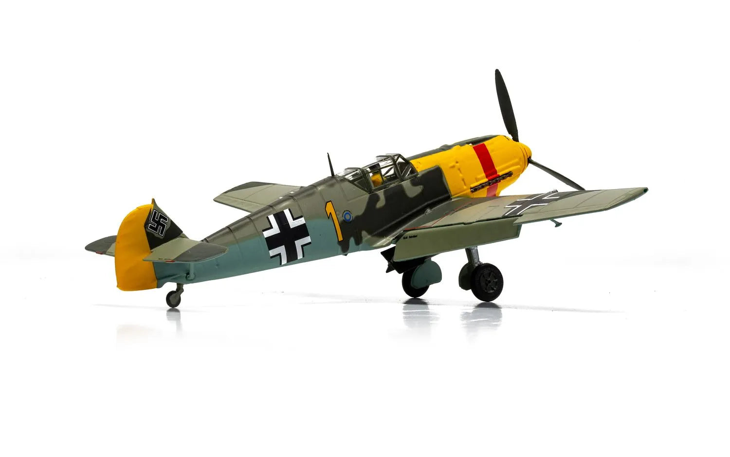 CORGI Limited Edition (908 Items) AA28009 Messerschmitt Me109E-4/B 'Yellow 1' - Oberleutnant Walter Rupp (Battle of Britain 85) - Chester Model Centre