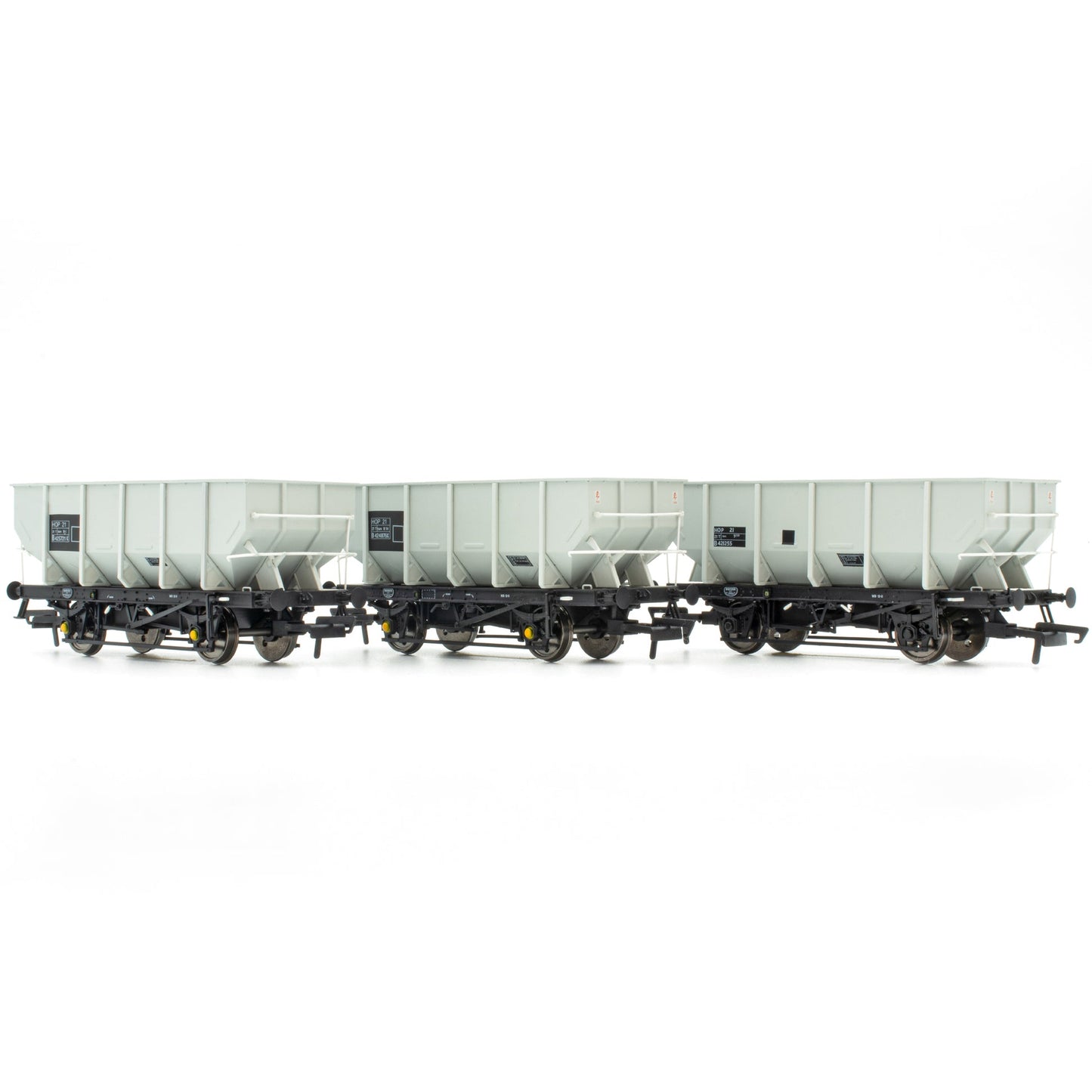 ACCURASCALE (ACC2537) BR HOPPER HOP21 Triple Pack D - BR Freight Grey - Chester Model Centre