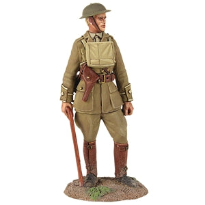 23075 1916-18 British Infantry Officer Standing with Walking Stick - Chester Model Centre