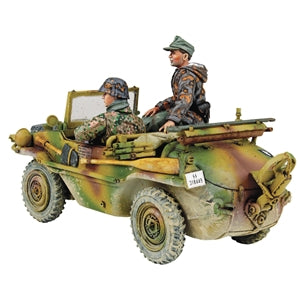 25051 German Type 166 Schwimmwagen & Crew 12th SS Division Winter 1944-45 - Chester Model Centre