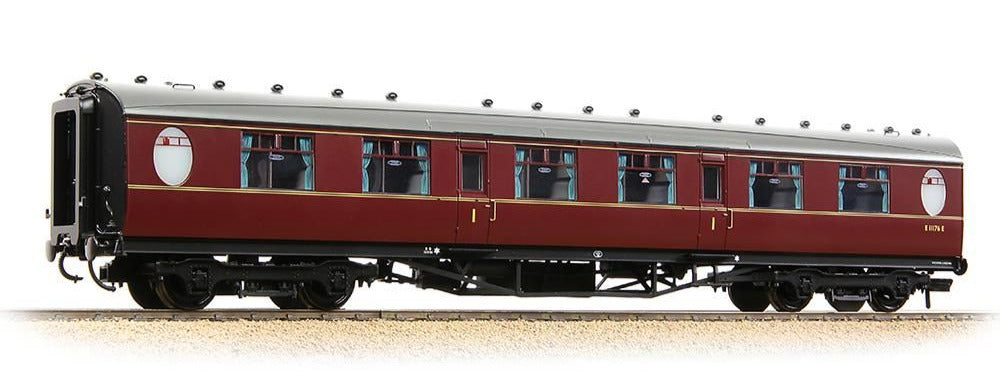 Bachmann 34-478 63ft Thompson 1st Class Corridor Coach, BR Maroon, No.E1320 E - Chester Model Centre
