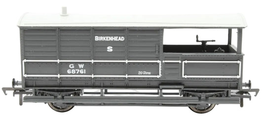 BACHMANN 33-300E 20T TOAD Brake Van GWR Grey BIRKENHEAD No.68761