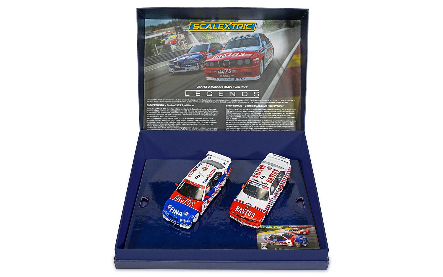 SCALEXTRIC C4587A Spa 24H Winners BMW - Twin Car Pack - Chester Model Centre