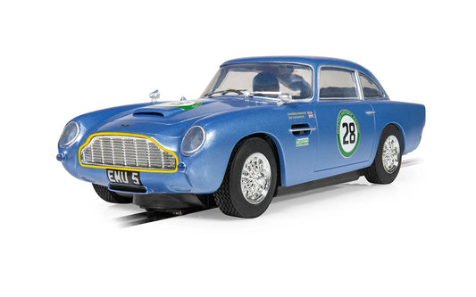 Scalextric Aston Martin DB5 (C4599) Blue & Yellow Historic GT Racing - Chester Model Centre