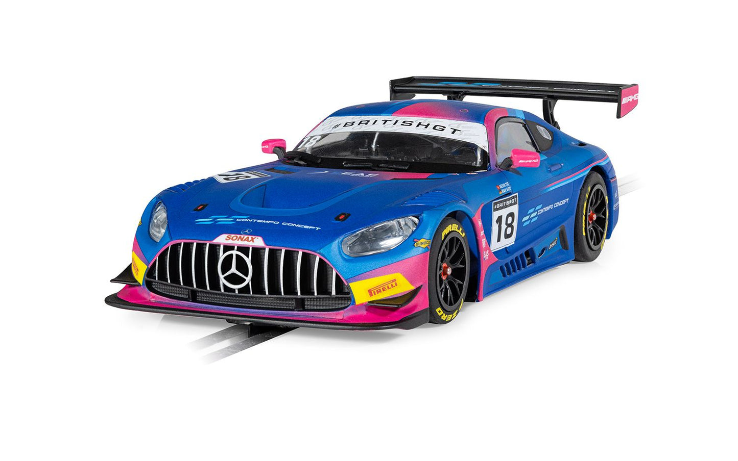 SCALEXTRIX C4623 Mercedes AMG GT3 - British GT 2024 - 2Seas Motorsport - Chester Model Centre