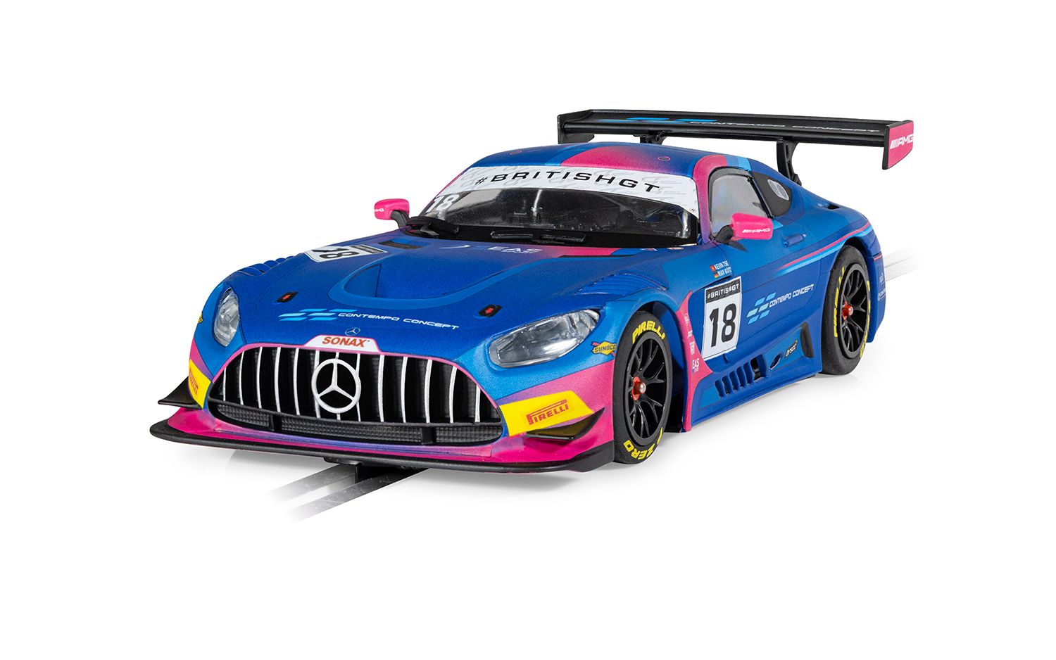 SCALEXTRIX C4623 Mercedes AMG GT3 - British GT 2024 - 2Seas Motorsport - Chester Model Centre
