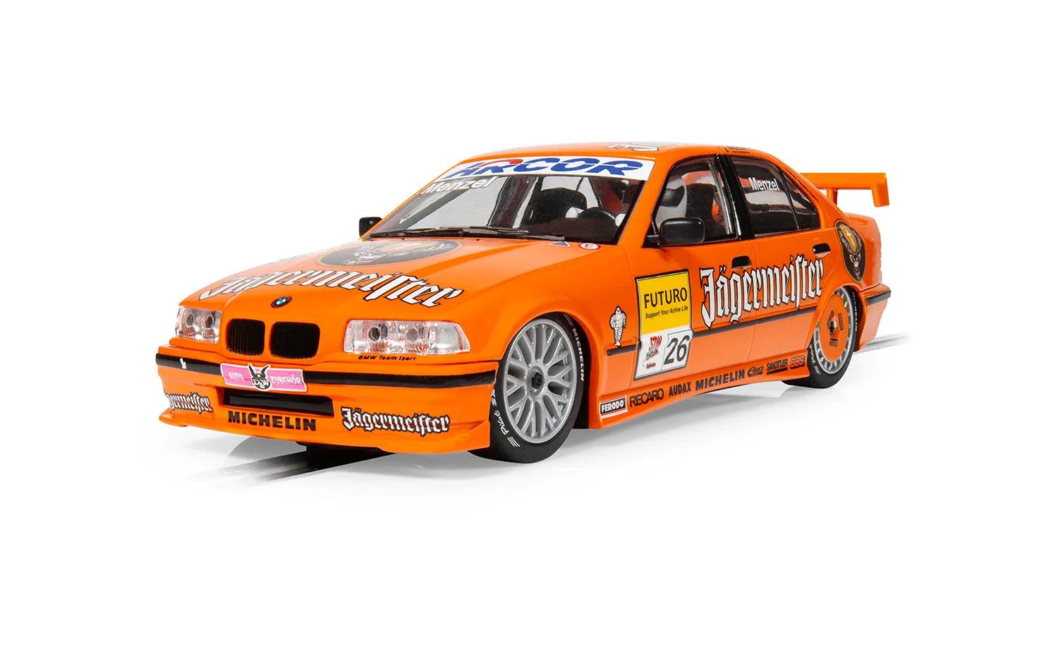 SCALEXTRIC C4624 BMW 320i - STW 1998 - Jagermeister - Chester Model Centre