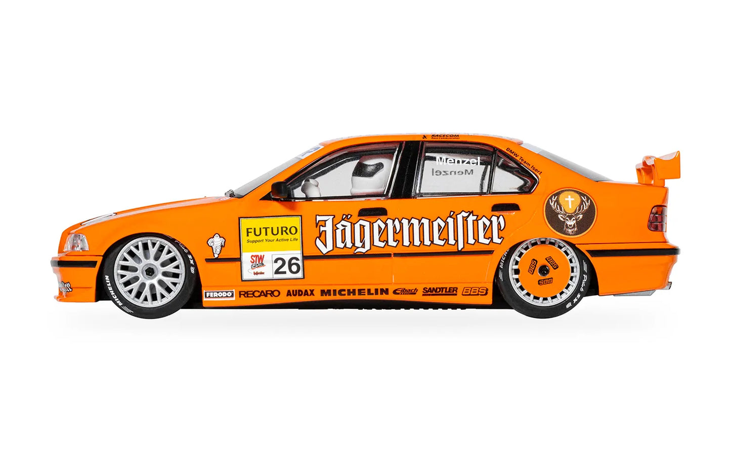 SCALEXTRIC C4624 BMW 320i - STW 1998 - Jagermeister - Chester Model Centre
