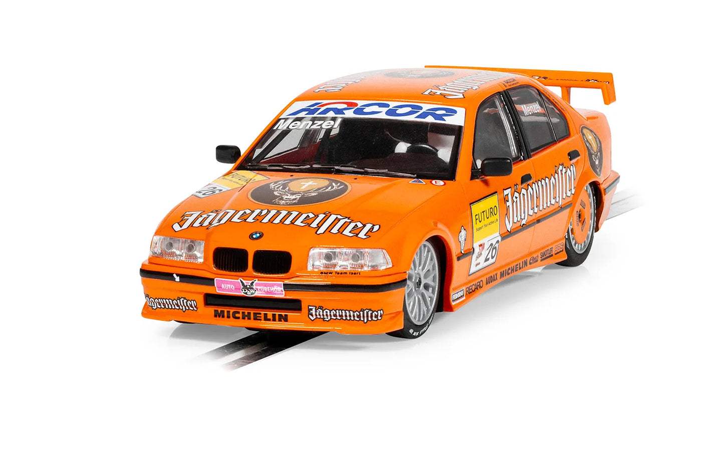 SCALEXTRIC C4624 BMW 320i - STW 1998 - Jagermeister - Chester Model Centre