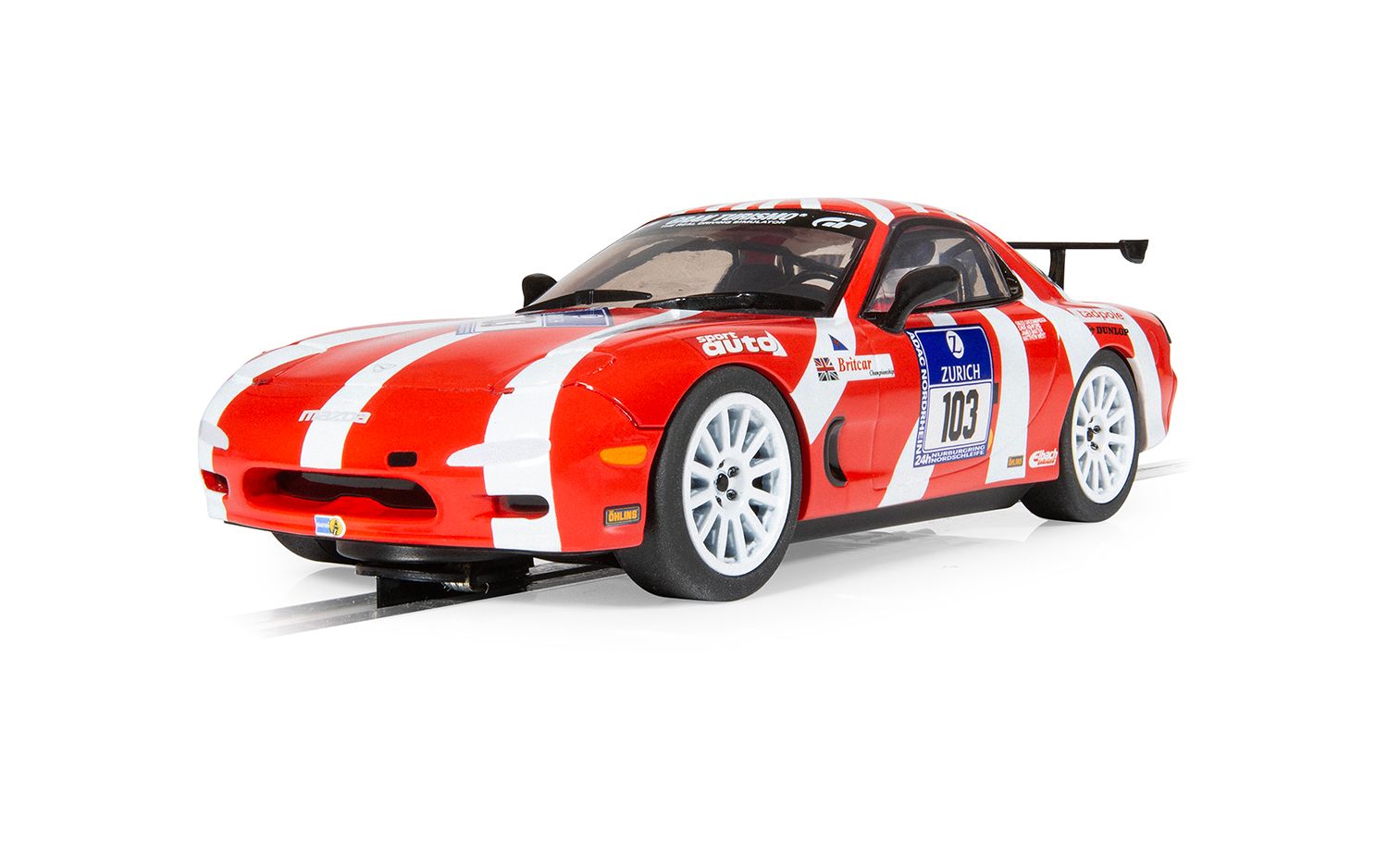 SCALEXTRIC C4626 Mazda RX7 FD - Nurburgring 24hrs 2007 – Chester Model ...