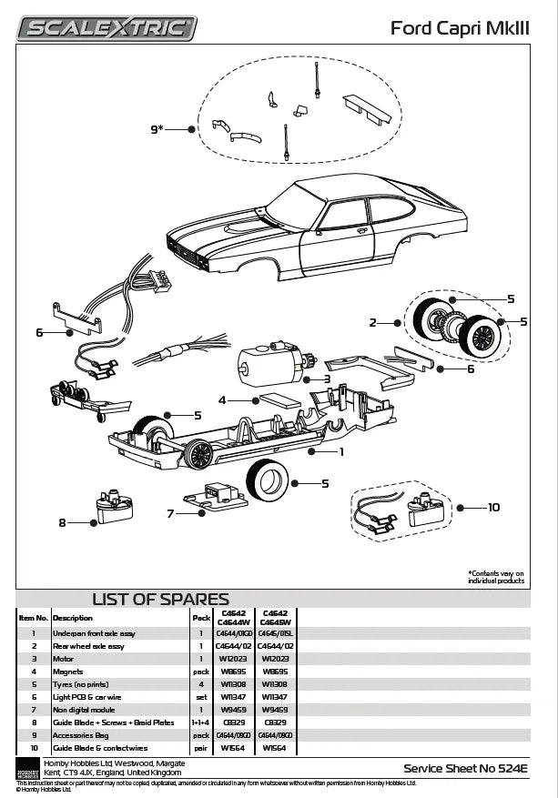 Scalextric C4642 - The Professionals CI5 / Ford Capri MKIII Twin Pack (Collectors Series) - Chester Model Centre