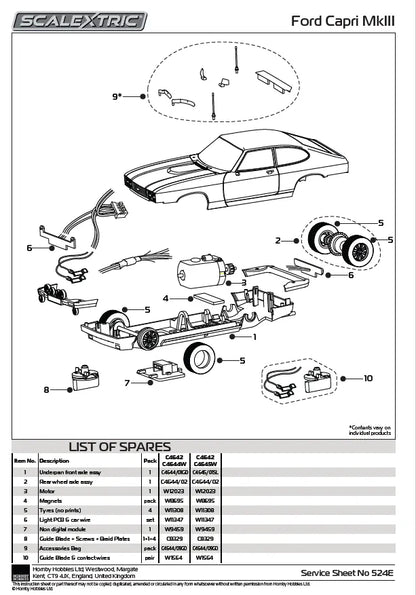 Scalextric C4642 - The Professionals CI5 / Ford Capri MKIII Twin Pack (Collectors Series) - Chester Model Centre