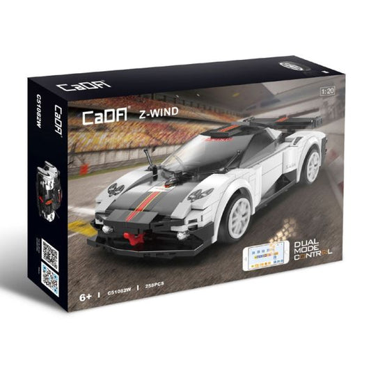 CaDa 1:20 Z-Wind Racing Car - 258 pcs C51082W - Chester Model Centre