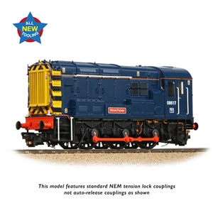 Bachmann 35-915 Class 08 (08617) 'Steve Purser' BR Blue (Retro) DCC Ready - Chester Model Centre