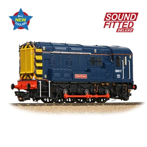 Bachmann 35-915SFX Class 08 (08617) 'Steve Purser' BR Blue (Retro) Sound Fitted - Chester Model Centre
