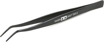 Tamiya 74003 Angled Tweezers - Chester Model Centre