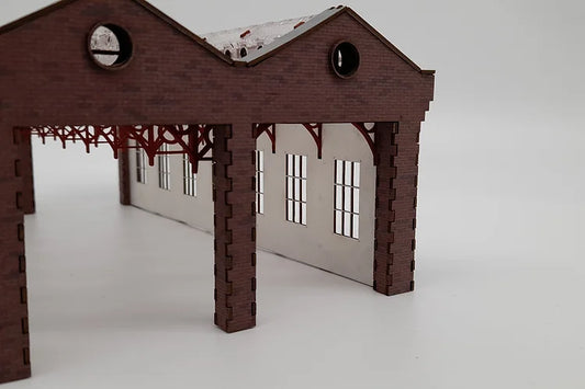 Modelux Victorian Engine Shed Single, TT Scale - Chester Model Centre