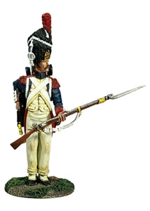 36191 French Imperial Guard Reaching for Cartridge 1815 - Chester Model Centre
