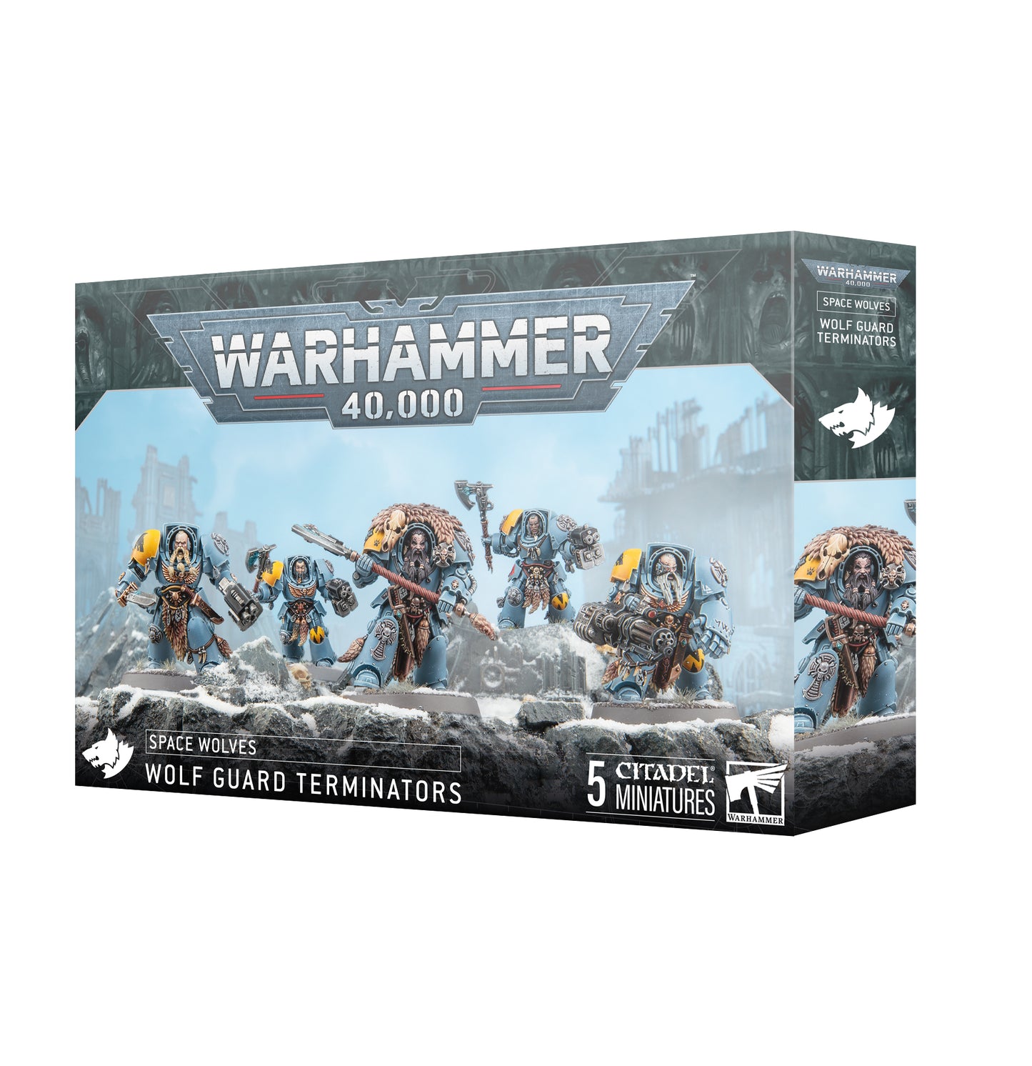 Space Wolves Wolf Guard Terminators - Chester Model Centre