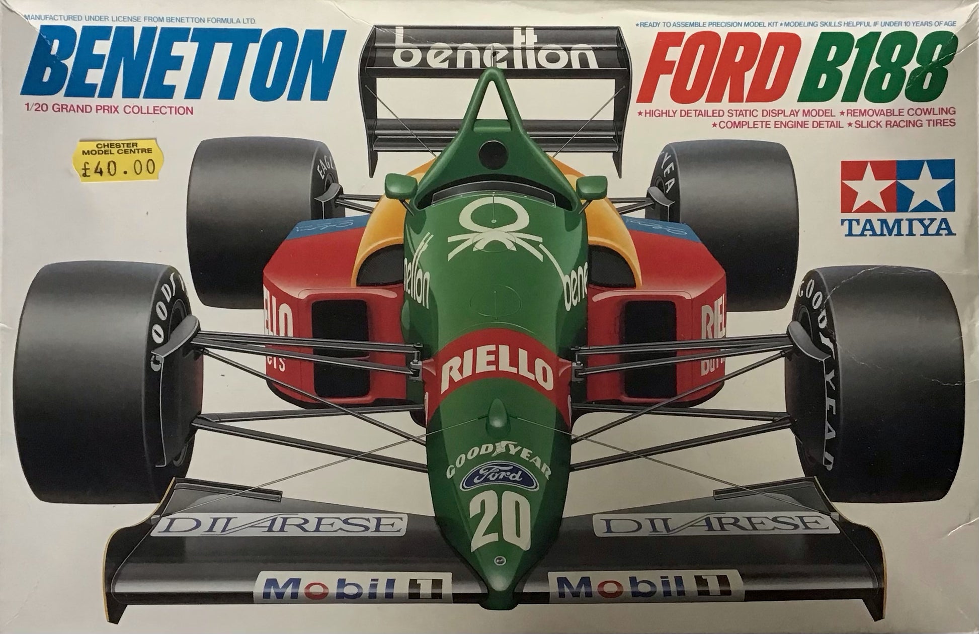Tamiya Benetton Ford B188 1/20 - Chester Model Centre