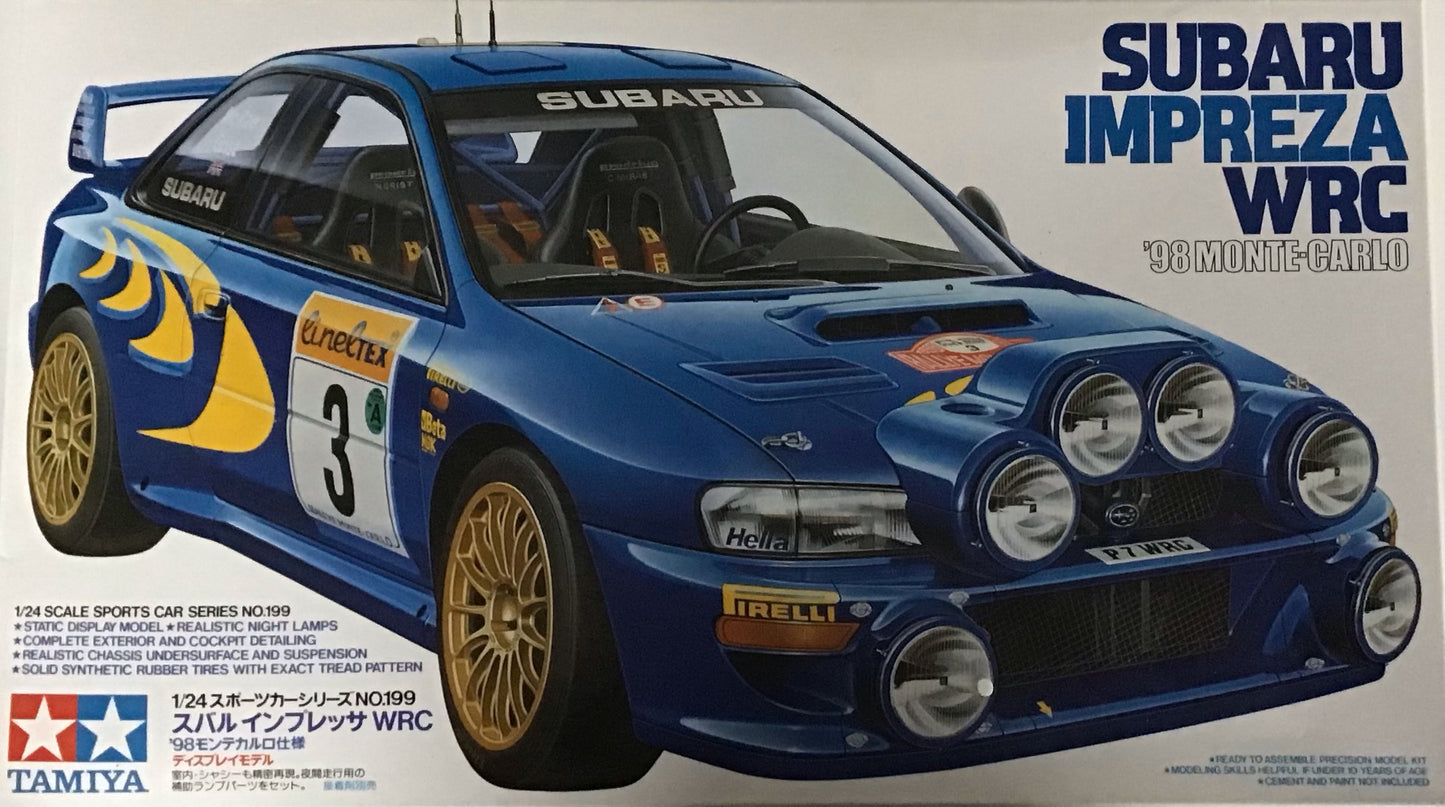 Tamiya Subaru Impreza WRC '98 Monte-Carlo 1/24 - Chester Model Centre