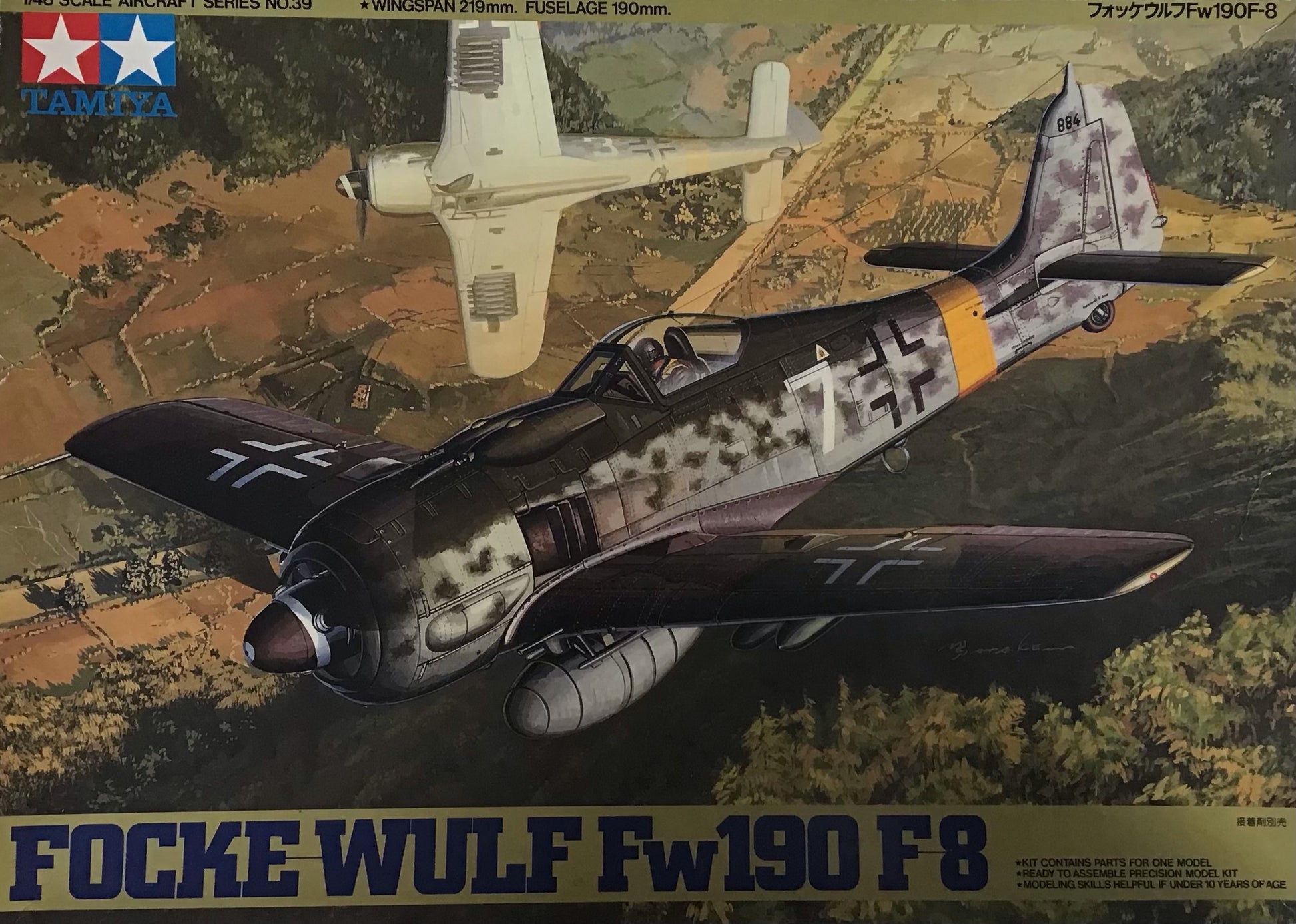 Tamiya Focke Wulf Fw190 F-8 1/48 - Chester Model Centre
