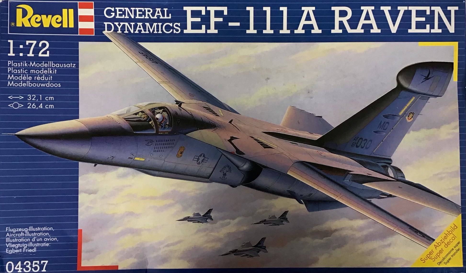 Revell General Dynamics EF-111A Raven 1/72 - Chester Model Centre