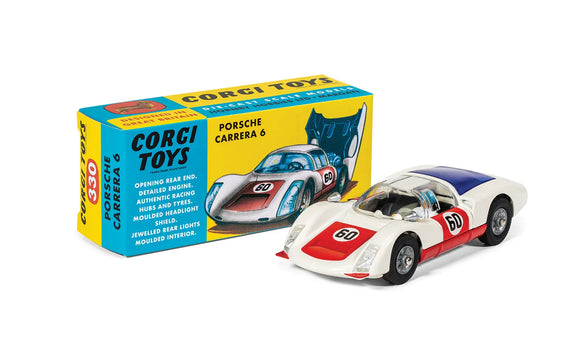 Corgi RT33001 Porsche Carrera 6 - Red & White - Chester Model Centre