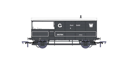 Rapido OO Gauge Wagon 918003 TOAD BRAKE VAN 68784 GWR (LARGE) GREY EAST DEPOT - Chester Model Centre
