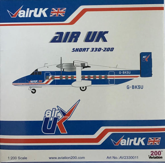 Aviation 200 AirUK Short 330-200 1:200 - Chester Model Centre