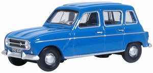 Oxford Diecast Blue Renault 4 - Chester Model Centre