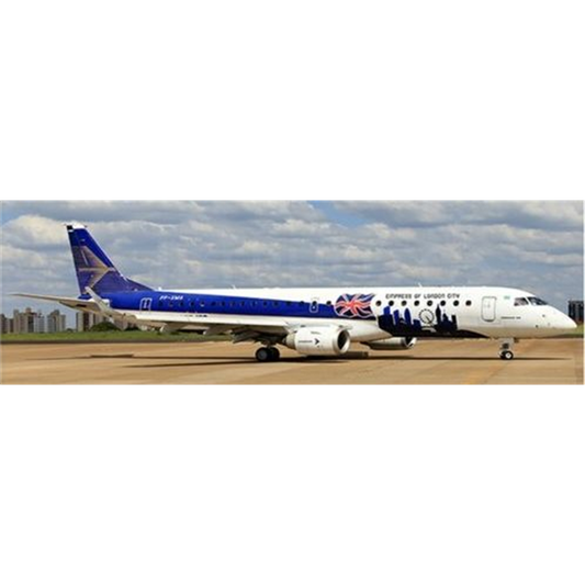 LH4143 Embraer 190-100STD 'Empress Of London City Livery' PP-XMA with Antenna 1:400 - Chester Model Centre