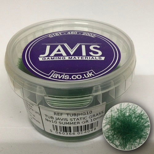 Javis STATIC GRASS No 10 SUMMER GR 10mm - Chester Model Centre