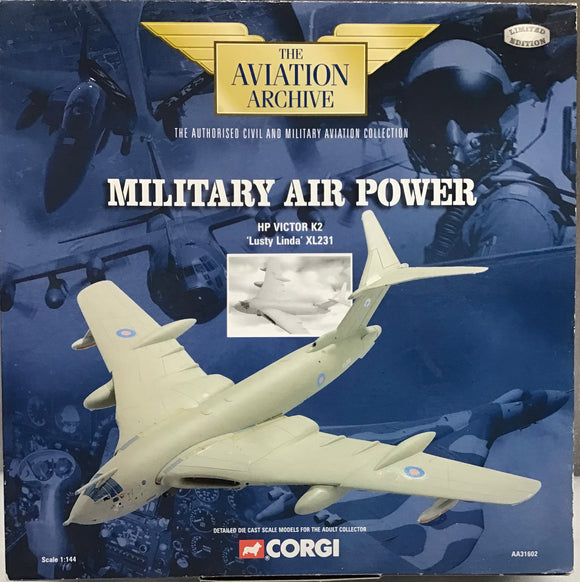 Corgi AA31602 HP VICTOR K2 ‘Lusty Linda’ XL231 - Chester Model Centre
