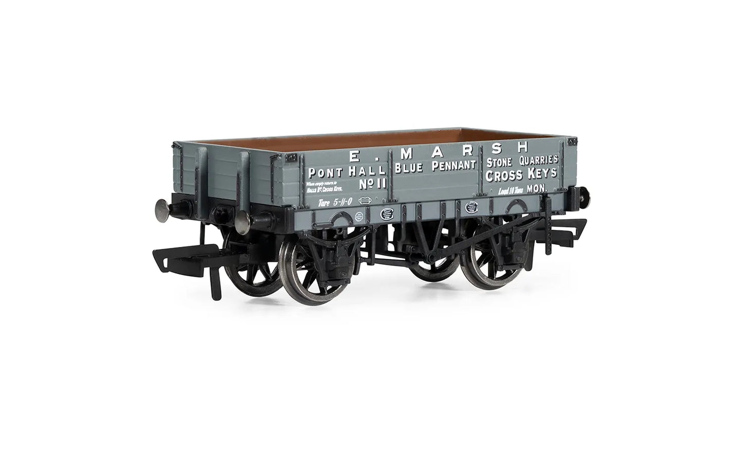 Hornby R60189 3 Plank Wagon, E. Marsh - Era 3 - Chester Model Centre