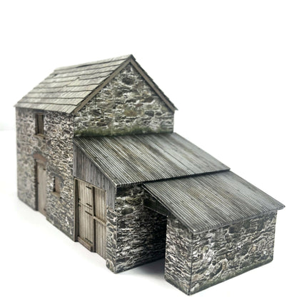 Scale Model Scenery KX084-OO "Polsue" Barn/Stores & Workshop - OO/4mm/1:76 - Chester Model Centre