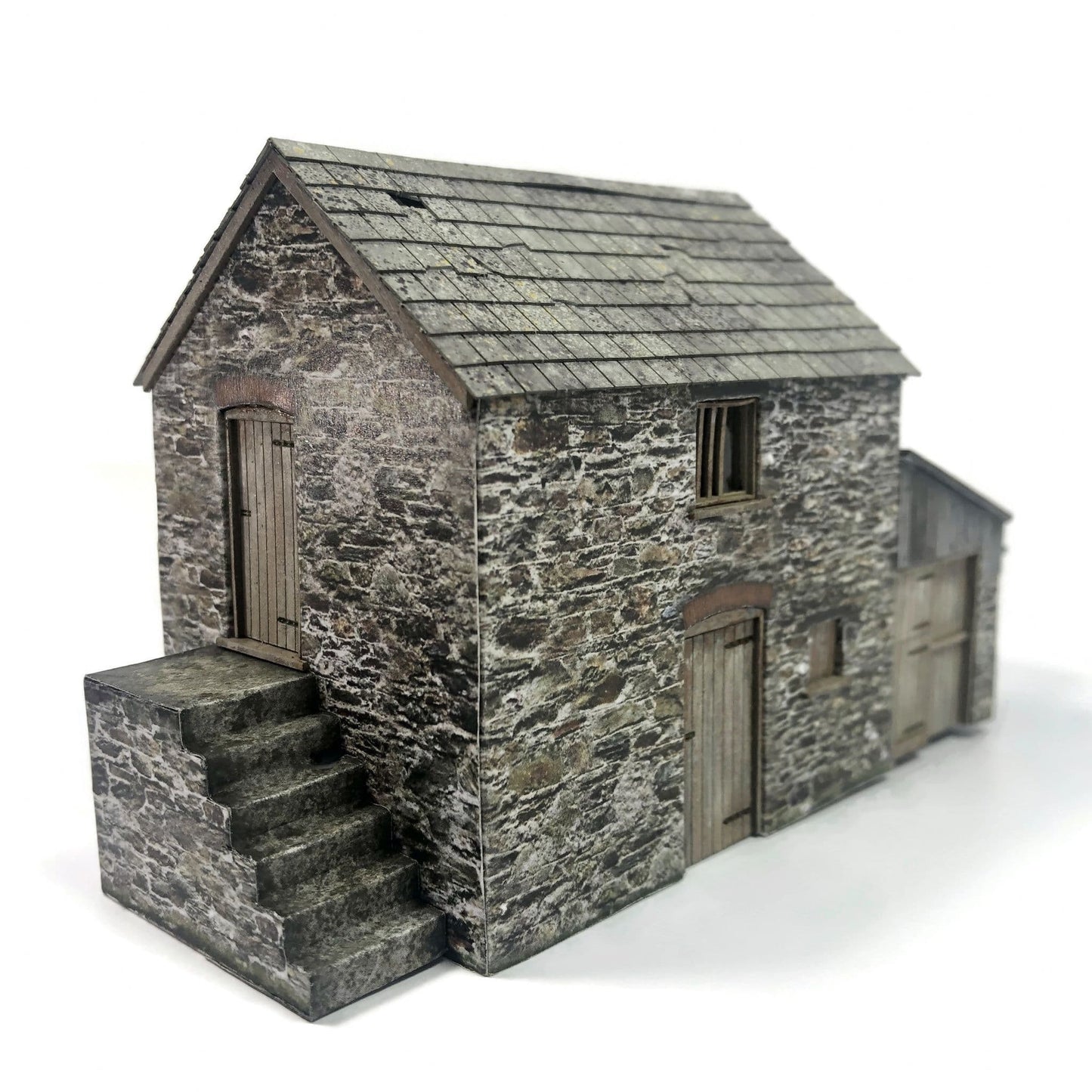 Scale Model Scenery KX084-OO "Polsue" Barn/Stores & Workshop - OO/4mm/1:76 - Chester Model Centre